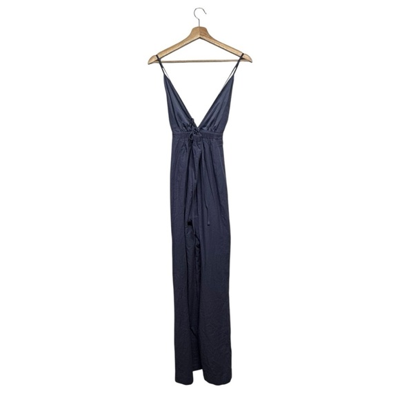 NWT REVOLVE SUPERDOWN Tasha Open Back Jumpsuit Blue S - Picture 8 of 10